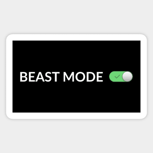 Beast Mode Activated Sticker